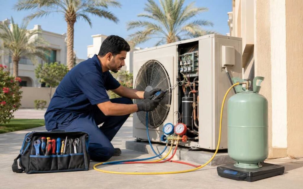 Professional AC Gas Refill Services in JVC Dubai | Call Now 24/7